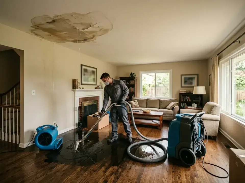 attic-pipe-burst-ceiling-drip-008 — frequently asked questions, Water Damage Restoration & Carpet Care in Warren, OH